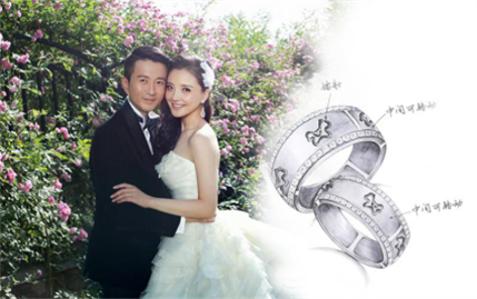 盘点那些嫁给爱情的明星们 都选择BLOVES定制婚戒