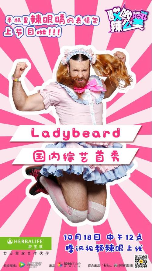 胡子小姐中国首秀 扮“萝莉”秀肌肉美臀