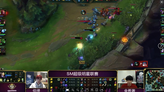 金希澈服输画脸跳舞 斗鱼直播SM明星联赛高能